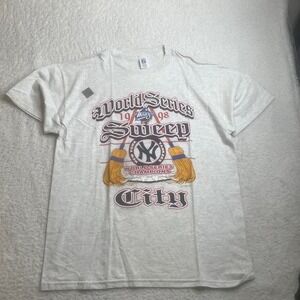 Vintage New York yankees World Series‎ 1998 sweep tshirt logo7 xl